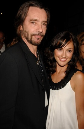 Rick Dufay with his daughter Minka Kelly.